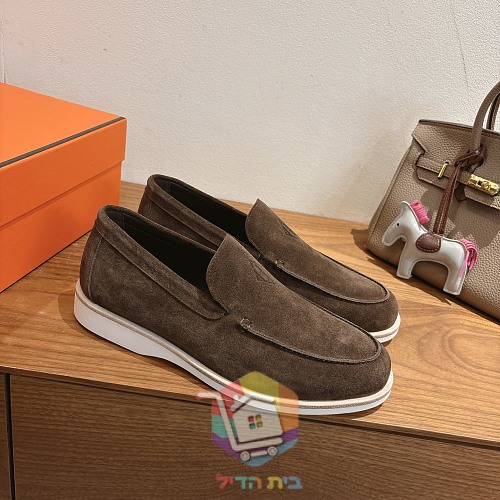 מוקסינים Hermès Low מזמש, חום בהיר, חום, שחור 15