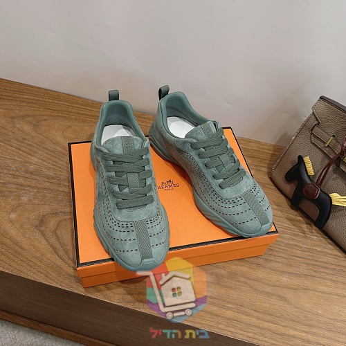 נעלי Hermès Neon ירוק, בז', חום 5