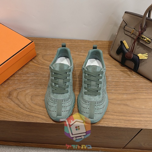 נעלי Hermès Neon ירוק, בז', חום 7