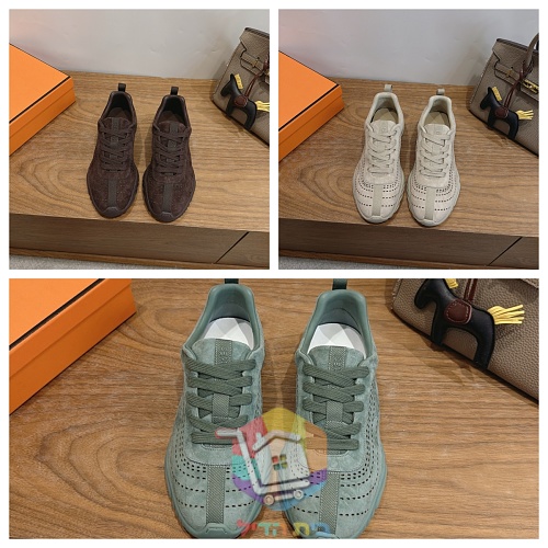נעלי Hermès Neon ירוק, בז', חום 28