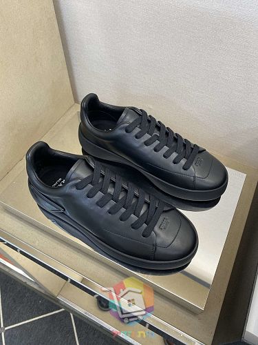 נעלי Prada Court מעור, לבן, שחור, שחור עם סוליה לבנה 16