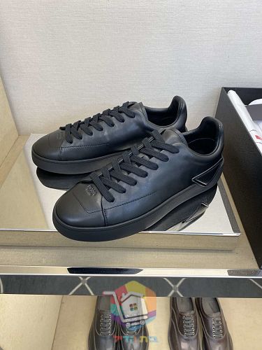 נעלי Prada Court מעור, לבן, שחור, שחור עם סוליה לבנה 17