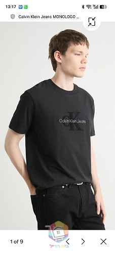 Calvin Klein Jeans T-Shirt in Schwarz 11