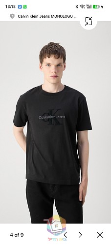 Calvin Klein Jeans T-Shirt in Schwarz 12