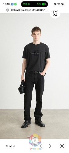 Calvin Klein Jeans T-Shirt in Schwarz 13