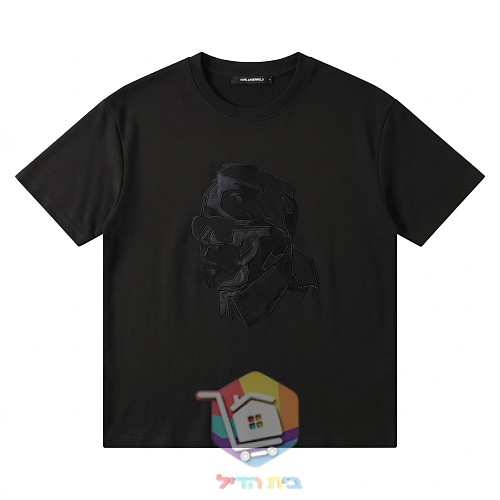 Karl Lagerfeld T-Shirt mit gesticktem Porträt 10