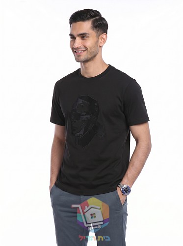 Karl Lagerfeld T-Shirt mit gesticktem Porträt 12