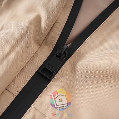 ז'קט קצר עם קפוצ'ון Karl Lagerfeld Ikon Hooded Jacket, בז' או שחור, תמונה 2