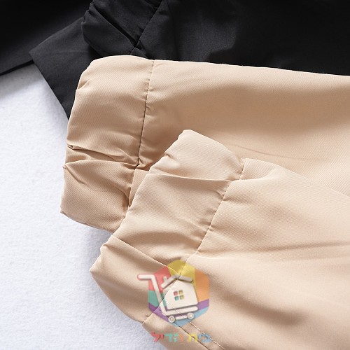 ז'קט קצר עם קפוצ'ון Karl Lagerfeld Ikon Hooded Jacket, בז' או שחור, תמונה 12