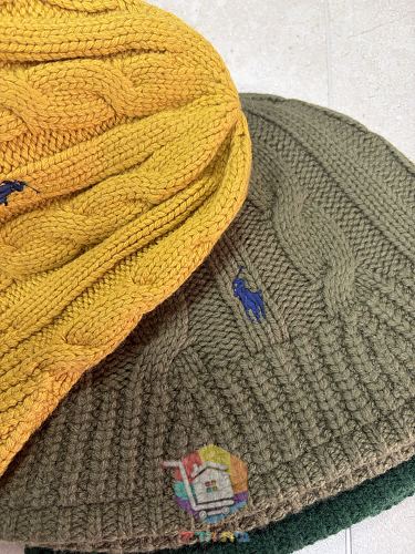 כובע באקט סרוג Polo Ralph Lauren Cable-Knit Bucket Hat, זית, ירוק, צהוב או כחול כהה, תמונה 3