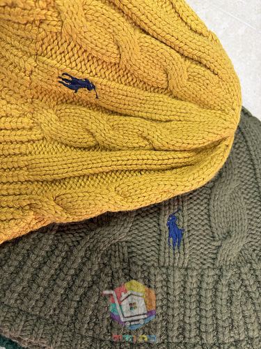 כובע באקט סרוג Polo Ralph Lauren Cable-Knit Bucket Hat, זית, ירוק, צהוב או כחול כהה, תמונה 4