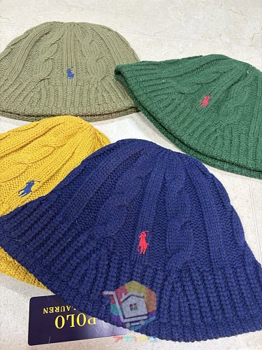 כובע באקט סרוג Polo Ralph Lauren Cable-Knit Bucket Hat, זית, ירוק, צהוב או כחול כהה, תמונה 11