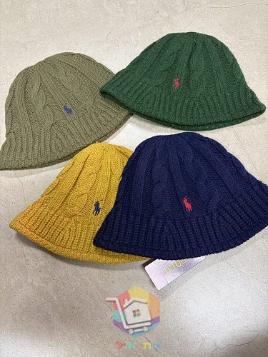 כובע באקט סרוג Polo Ralph Lauren Cable-Knit Bucket Hat, זית, ירוק, צהוב או כחול כהה, תמונה 12