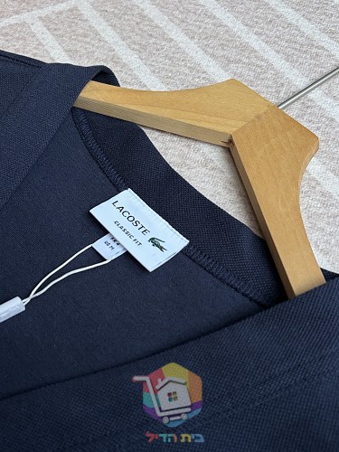 קרדיגן Lacoste Double Face Piqué Cardigan עם כפתורי לחיצה, אפור או כחול כהה, תמונה 10