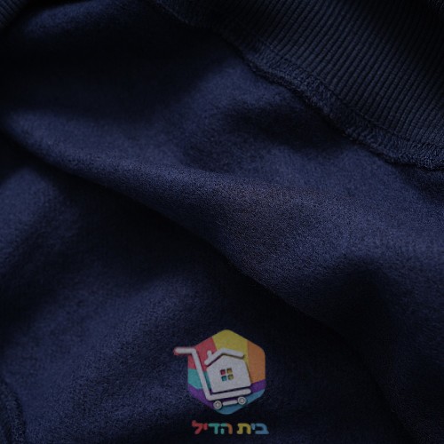 סווטשירט Polo Ralph Lauren Patchwork Polo Bear Fleece Crewneck עם דוב טלאים, כחול כהה, תמונה 8
