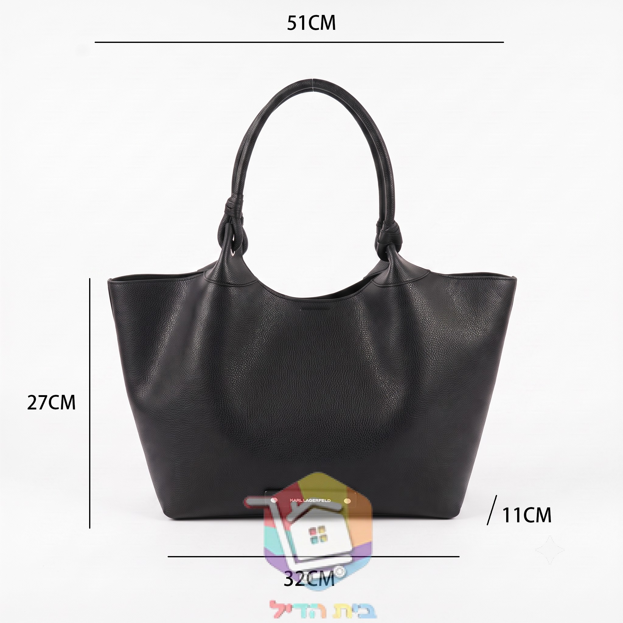Schultertasche Karl Lagerfeld in Schwarz