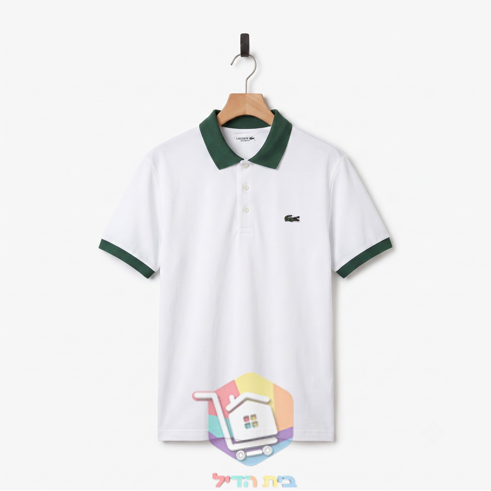 Poloshirt LACOSTE mit Kontrastkragen