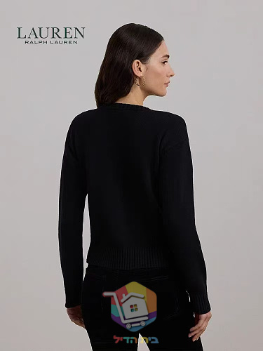 Ralph Lauren Damenpullover mit gesticktem Logo 8