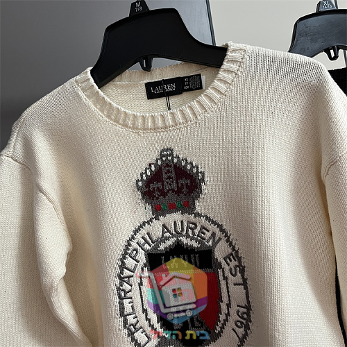 Ralph Lauren Damenpullover mit gesticktem Logo 14