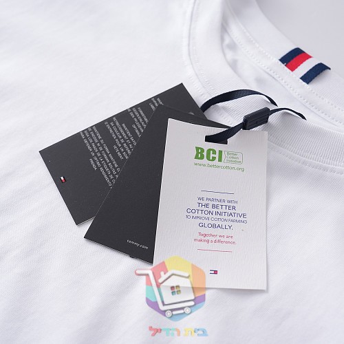 T-Shirt Tommy Hilfiger mit gestreiften Bündchen 4