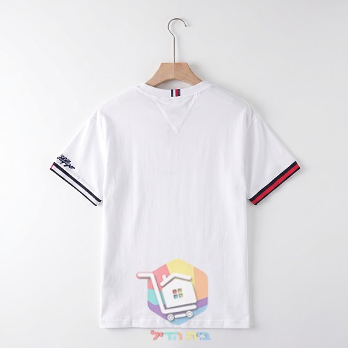 T-Shirt Tommy Hilfiger mit gestreiften Bündchen 18