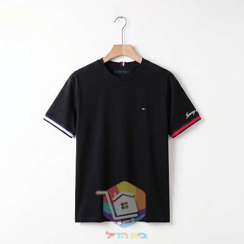 T-Shirt Tommy Hilfiger mit gestreiften Bündchen 23