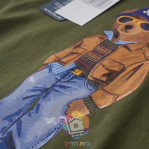 T-Shirt Polo Ralph Lauren Polo Bear in Oliv 3