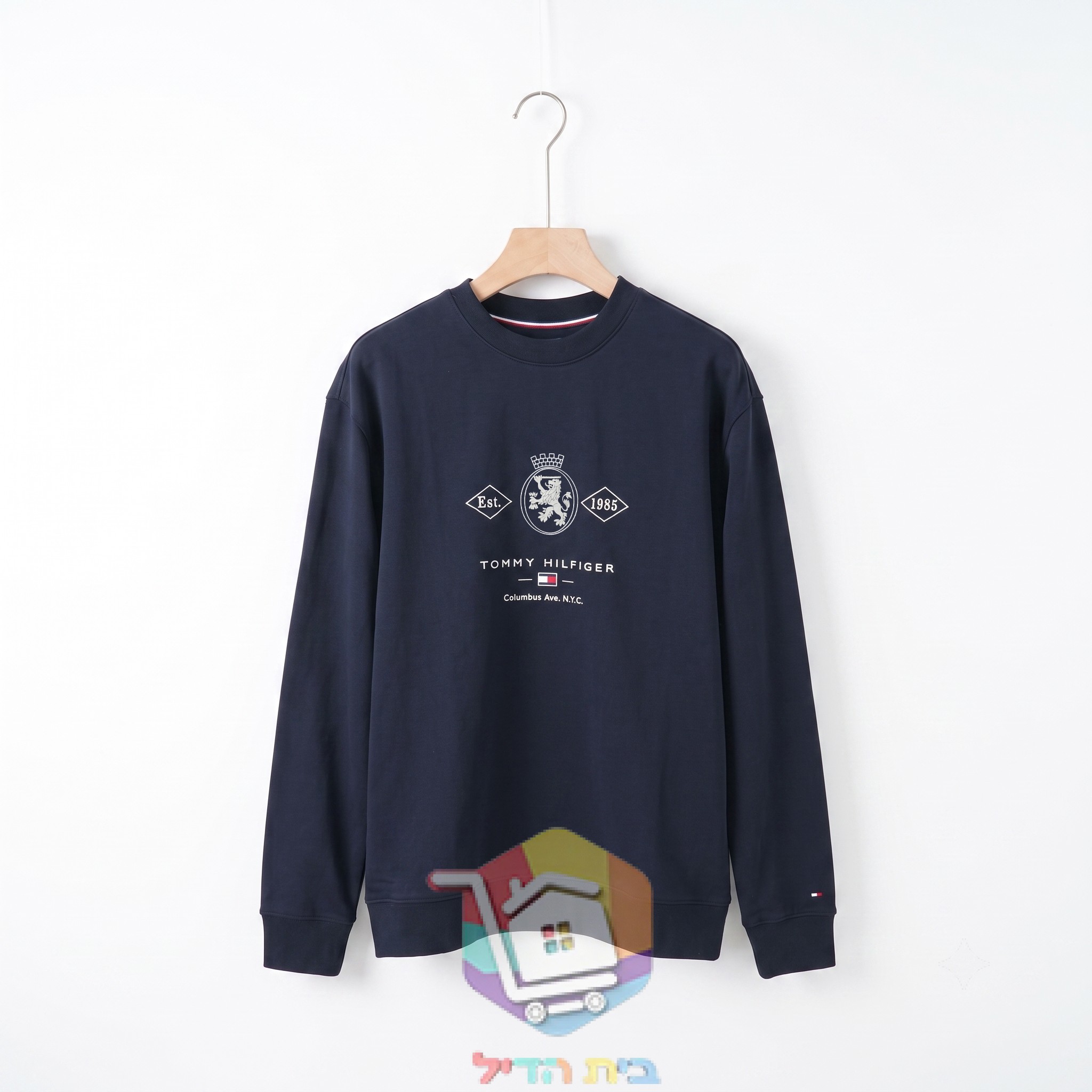 Sweatshirt Tommy Hilfiger mit gesticktem Wappen