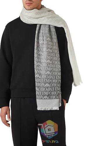 Schal Emporio Armani mit eingewebtem Schriftzug 8