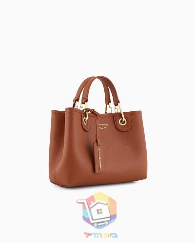 Ledershopper Emporio Armani mit Logo-Riemen 18