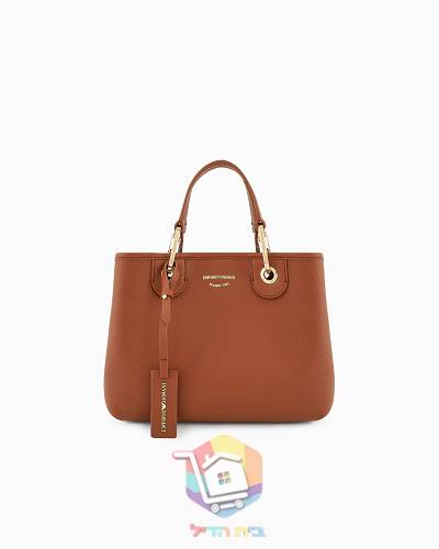 Ledershopper Emporio Armani mit Logo-Riemen 19