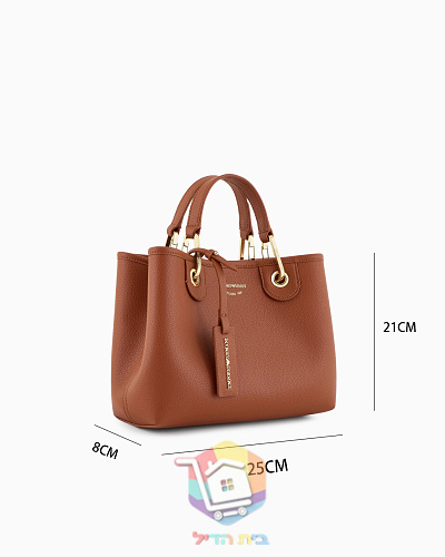 Ledershopper Emporio Armani mit Logo-Riemen 20
