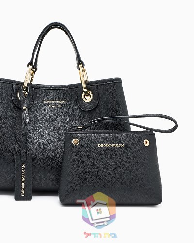 Ledershopper Emporio Armani mit Logo-Riemen 29