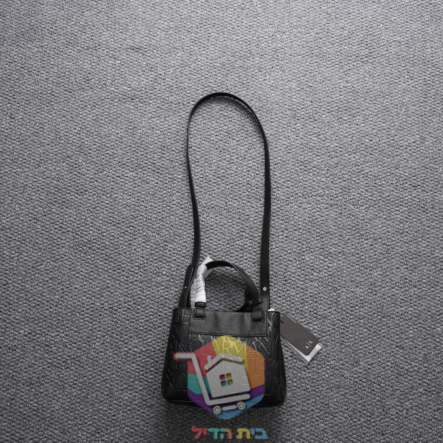 Mini-Shopper Armani Exchange mit geprägtem Monogramm