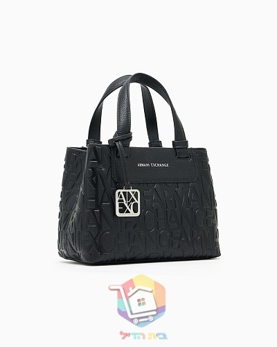 Mini-Shopper Armani Exchange mit geprägtem Monogramm 3