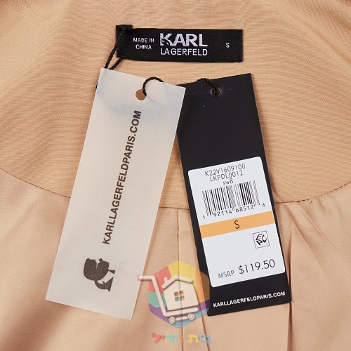 Chaqueta con capucha Karl Lagerfeld Ikon de mujer, negro o beige 6
