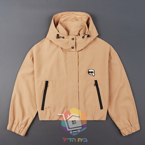 Chaqueta con capucha Karl Lagerfeld Ikon de mujer, negro o beige 13