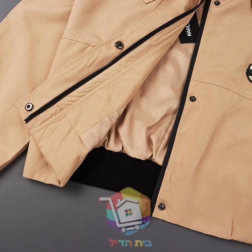 Chaqueta con capucha Karl Lagerfeld Ikon de mujer, negro o beige 16