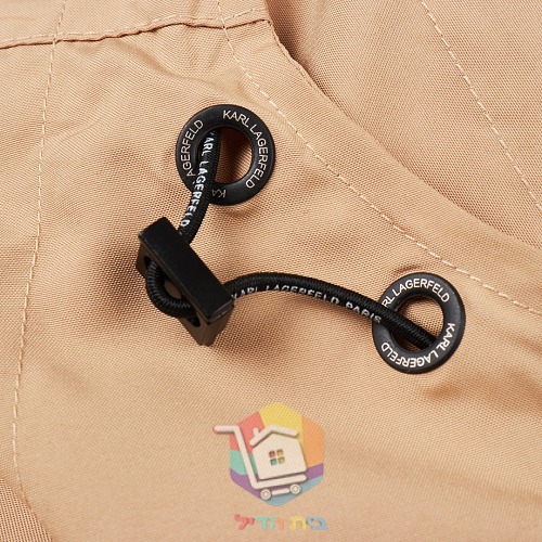 Chaqueta con capucha Karl Lagerfeld Ikon de mujer, negro o beige 17