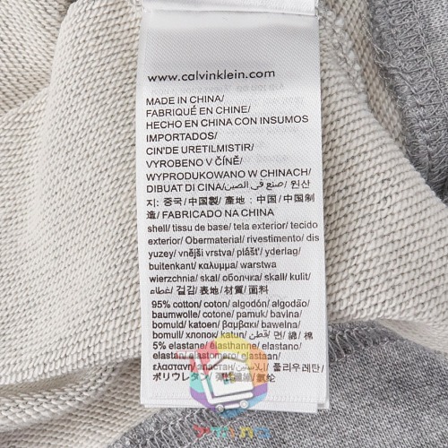 סווטשירט Calvin Klein עם לוגו מובלט, ארבעה גוונים 7