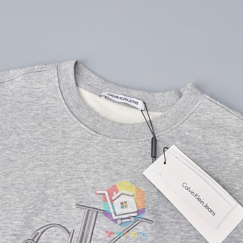 סווטשירט Calvin Klein עם לוגו מובלט, ארבעה גוונים 9