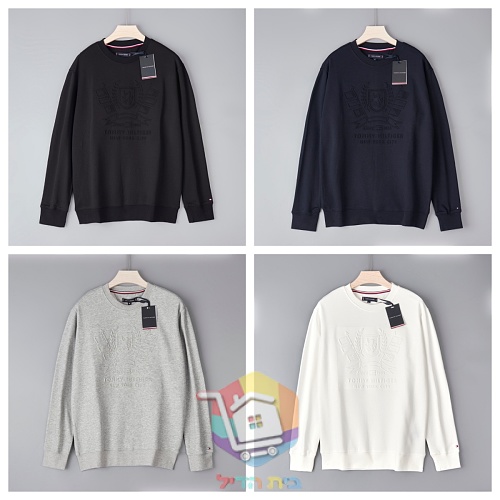 סווטשירט Tommy Hilfiger עם לוגו מובלט, ארבעה גוונים 16