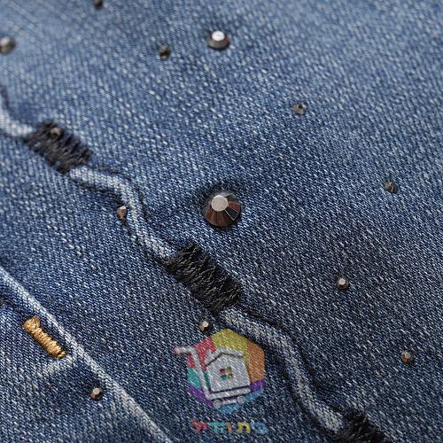 Vaqueros anchos Karl Lagerfeld de mujer, azul 6