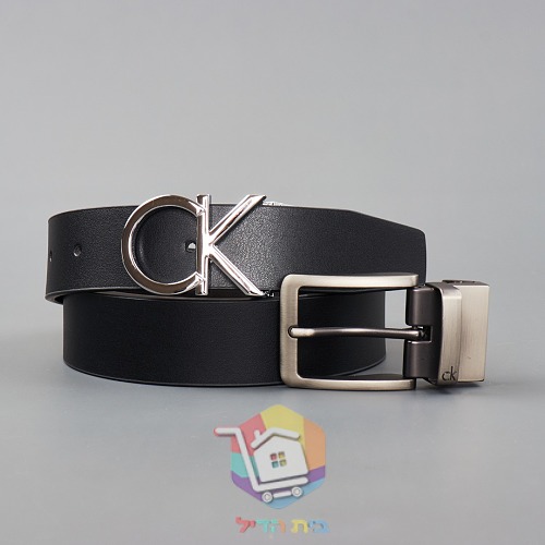 חגורת עור Calvin Klein דו-צדדית, 120 ס"מ 3