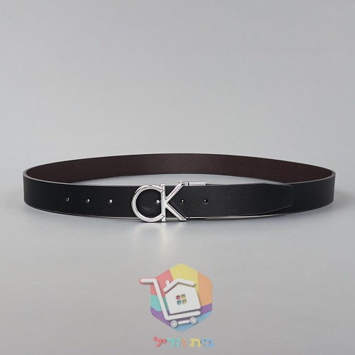 חגורת עור Calvin Klein דו-צדדית, 120 ס"מ 11
