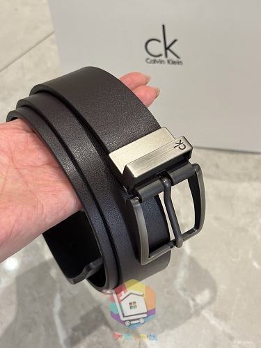 חגורת עור Calvin Klein דו-צדדית, 120 ס"מ 30