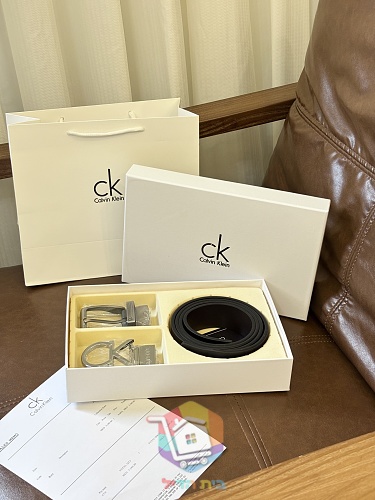 חגורת עור Calvin Klein דו-צדדית, 120 ס"מ 33