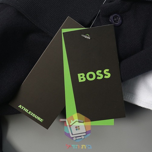 חולצת פולו Hugo Boss לבן, כחול 9