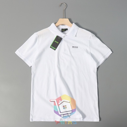 חולצת פולו Hugo Boss לבן, כחול 11
