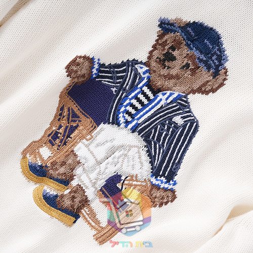סוודר Polo Ralph Lauren Polo Bear, שמנת 2